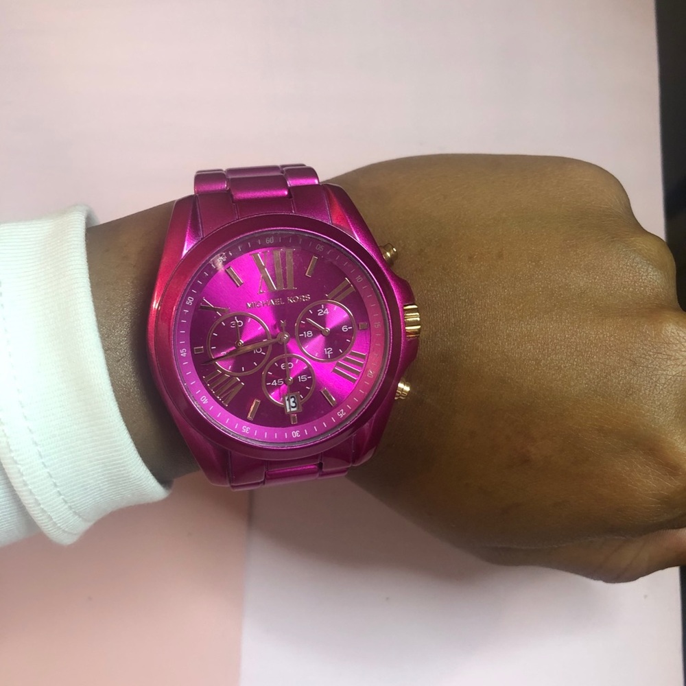 Hot Pink Michael Kors Watch